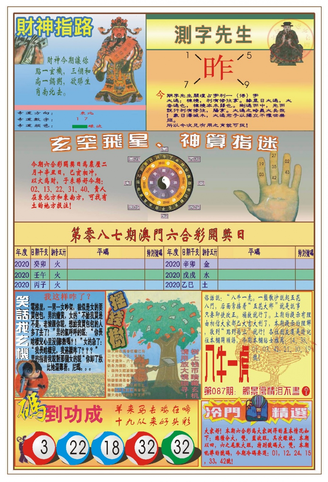 087期(新版)四柱预测B[图]